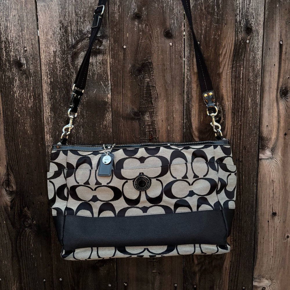 Coach Signature Extra Large Diaper Bag